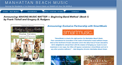 Desktop Screenshot of manhattanbeachmusic.com
