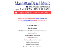 Tablet Screenshot of dealer.manhattanbeachmusic.com